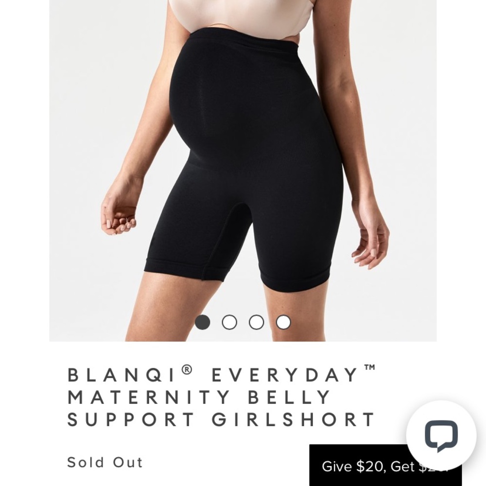 Blanqi maternity girlshort - black - XL - NWOT